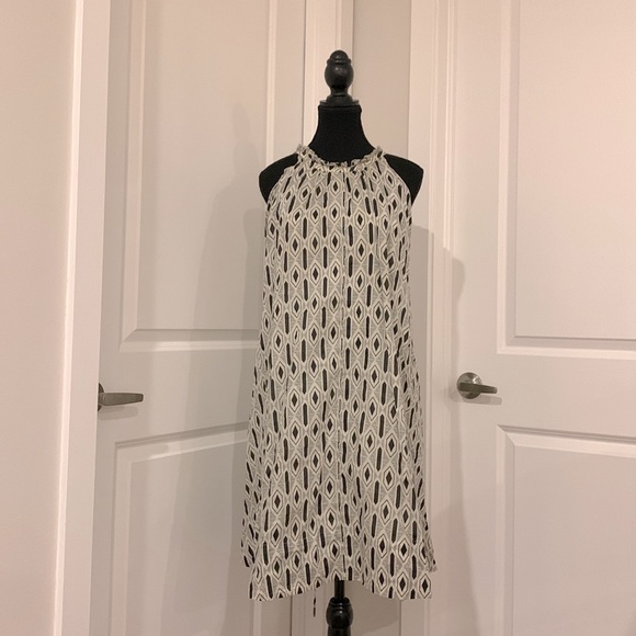 Banana Republic Lori Geometric Dress - Picture 1 of 7